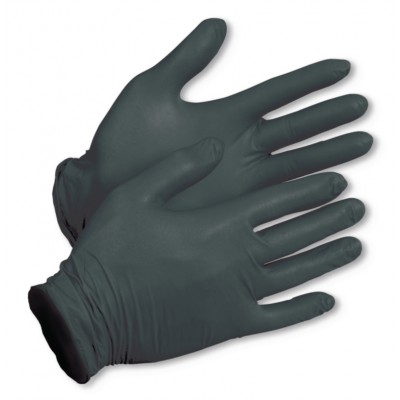 Rękawice nitrylowe czarne m